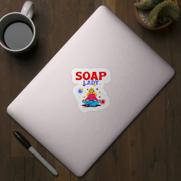 soap lady - soapmaking by Ukrr